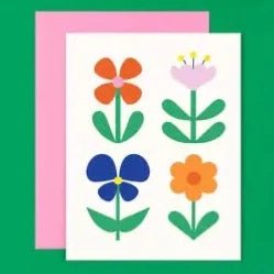 Blank Floral Mod Card - Harmony