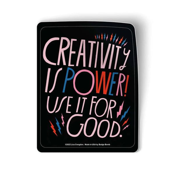 Creativity is Power Sticker - Harmony