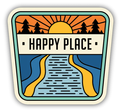 Happy Place River Sticker - Harmony