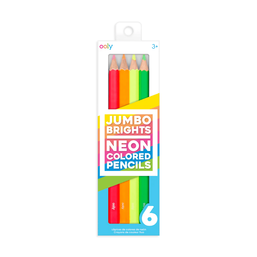 Jumbo Neon Colored Pencils - Harmony