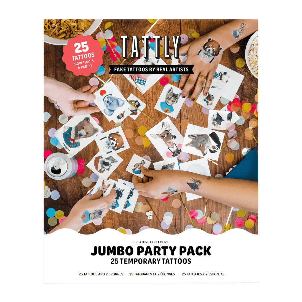 Jumbo Party Tattoo Pack - Harmony