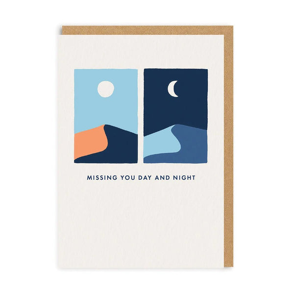 Missing You Day & Night Card - Harmony