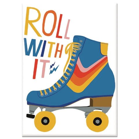 Roll with it Rectangle Magnet - Harmony