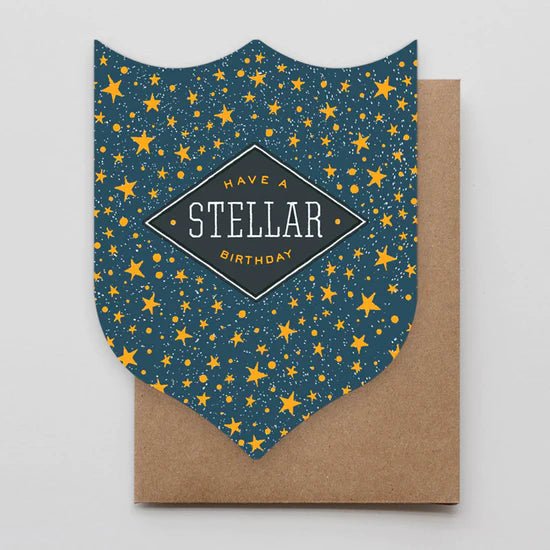 Stellar Birthday Badge Card - Harmony
