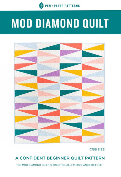 Pen and Paper Patterns / Mod Diamond Quilt - Harmony