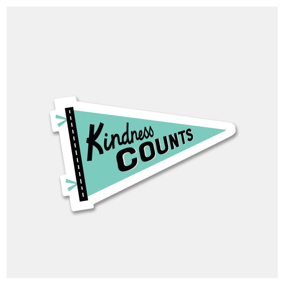 Kindness Counts Flag Sticker - Harmony
