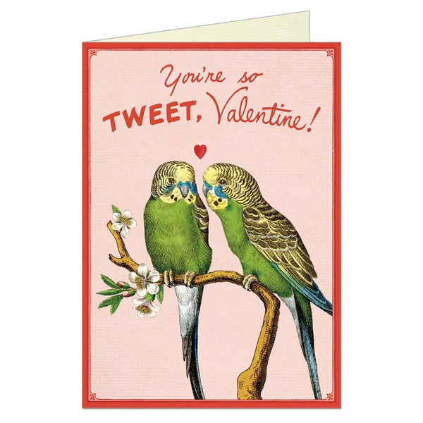 Valentine Lovebirds Card - Harmony