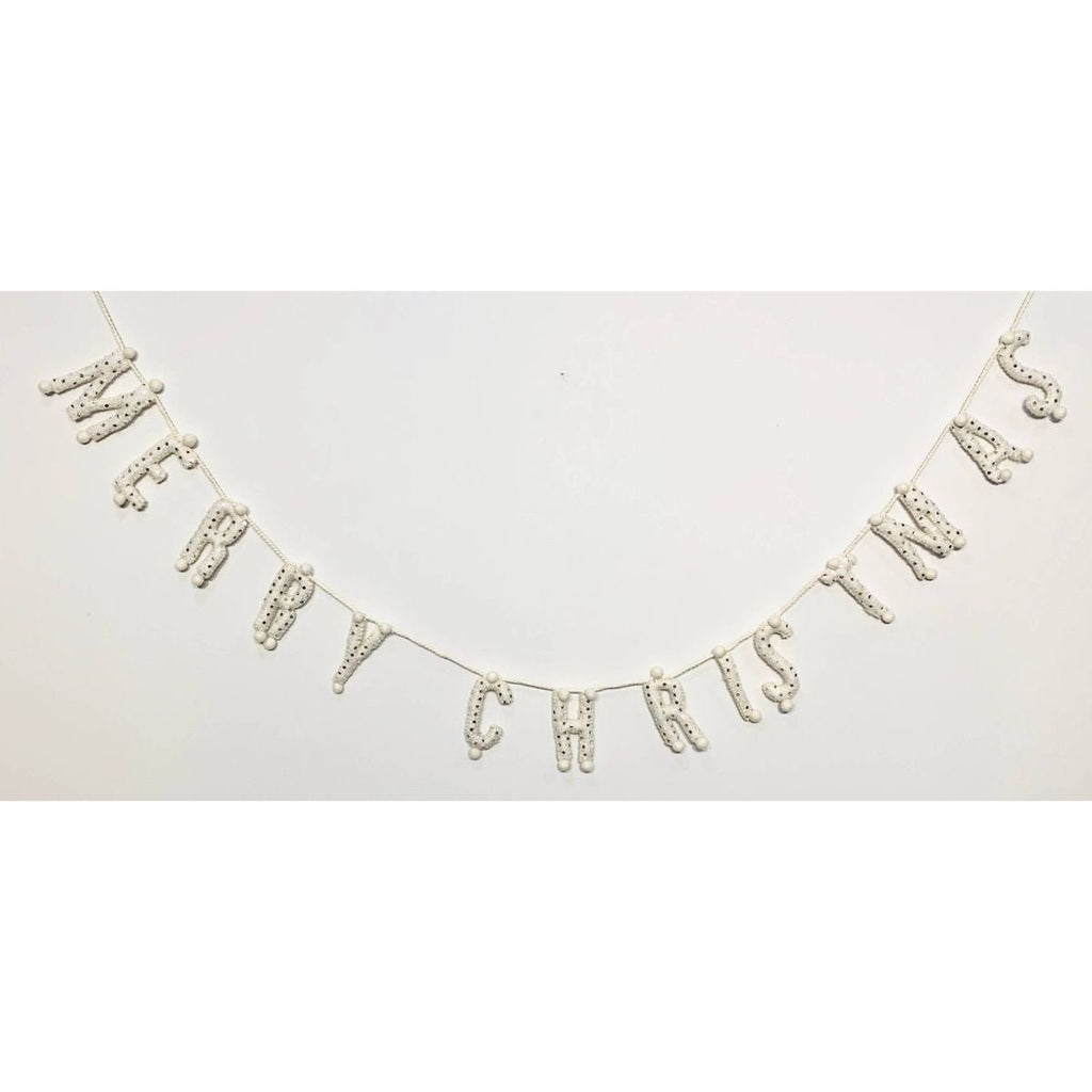 Ivory Merry Christmas Garland - Harmony