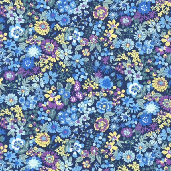 Petite Garden / Bold Blooms / Blue - Harmony