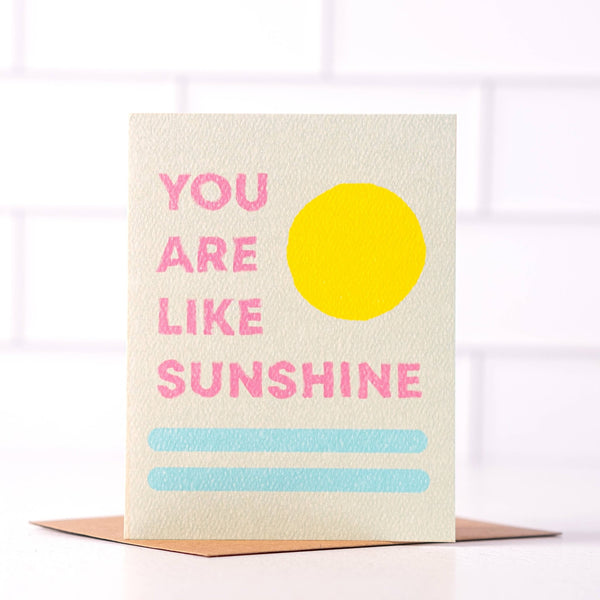 You Are Like Sunshine Card - Harmony