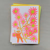 Aster - Blooming Risograph Mini (4-bar) Card - Harmony