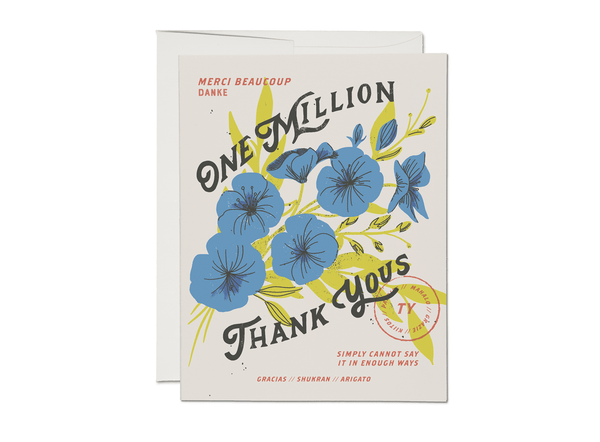 One Million Thank Yous Card - Harmony