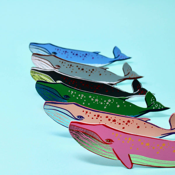 Whale 'Sail with Me' Bookmark - Harmony