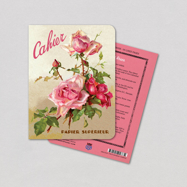 Pink Roses - Floral Notebook - Harmony