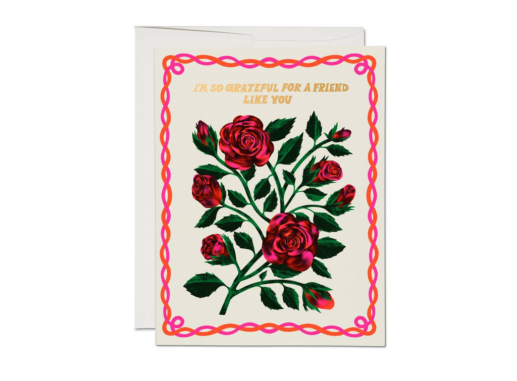 Grateful Roses Friendship Card - Harmony