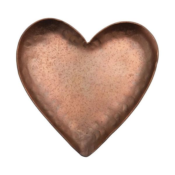 Copper Plated Heart Dish - Harmony