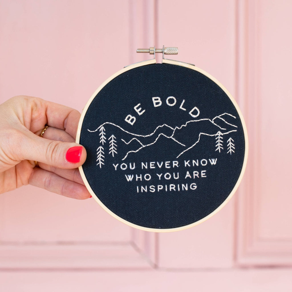 Be Bold Embroidery Hoop Kit - Harmony