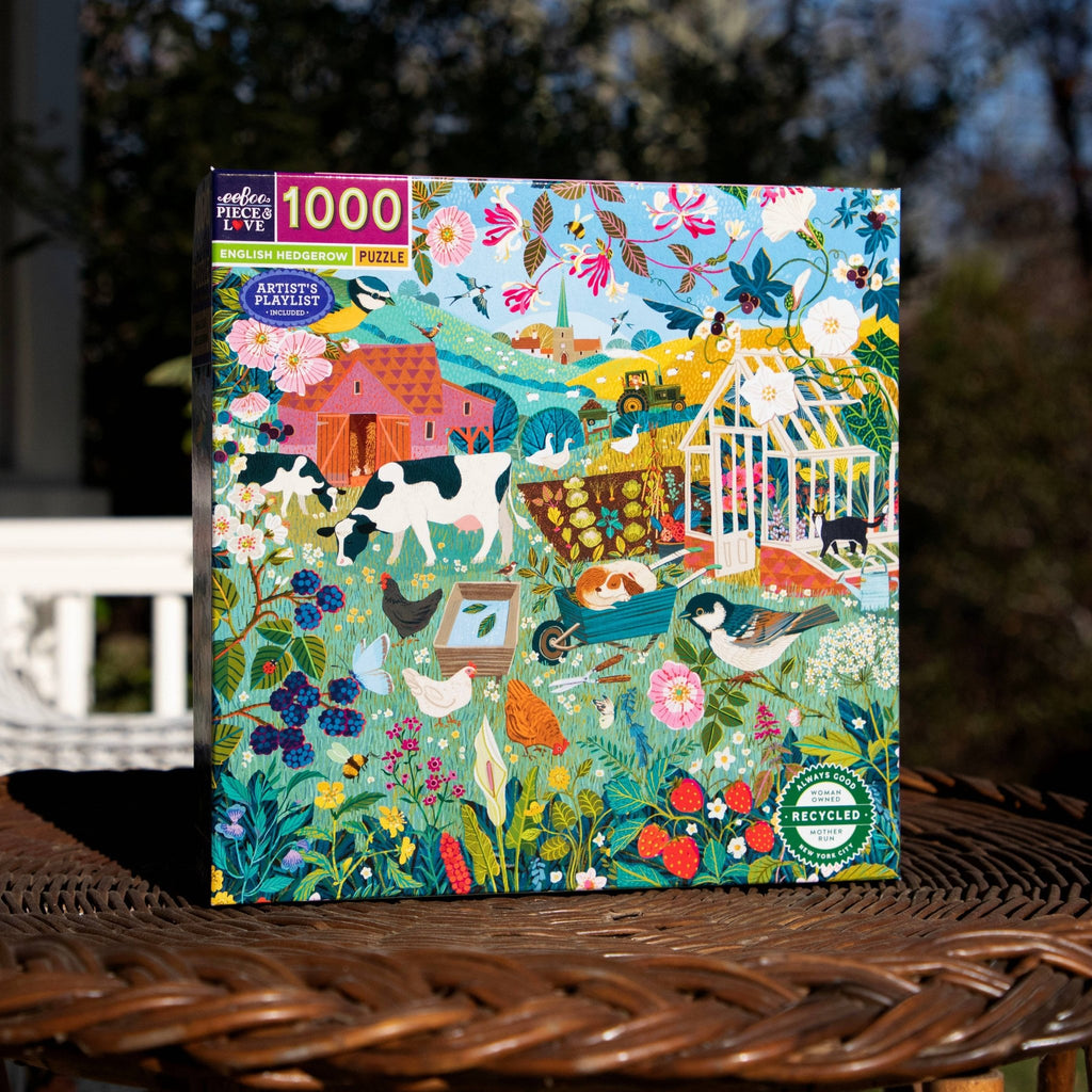 English Hedgerow 1000 Piece Puzzle - Harmony
