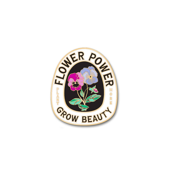 Flower Power Enamel Pin - Harmony