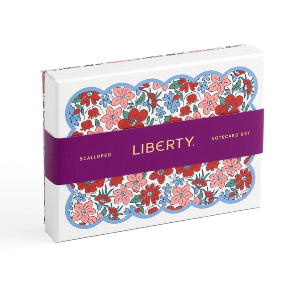 Liberty Scalloped Notecard Set - Harmony