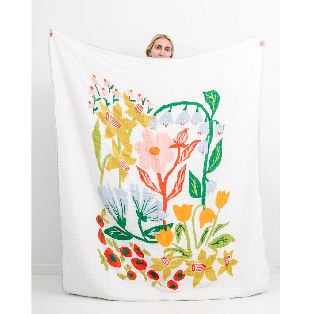 Cottage Garden Throw Blanket - Harmony