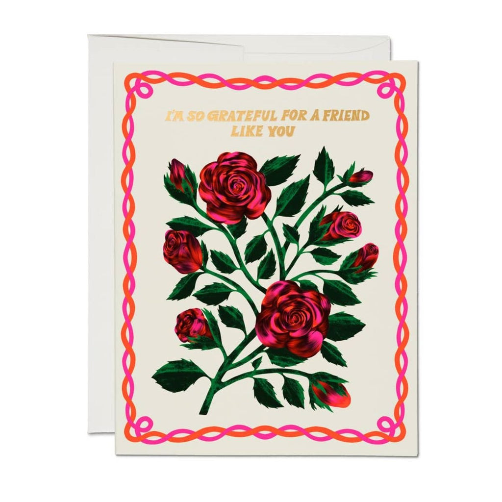Grateful Roses Friendship Card - Harmony