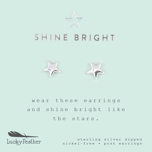 Shine Bright Silver Earrings - Harmony